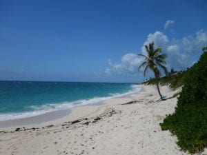 Back Street Beach Hopetown Bahamas Looking South