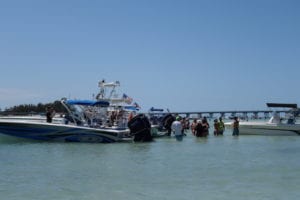 Jewfish Key Sandbar Boats 