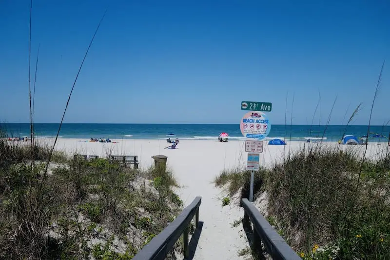 Pass-A-Grille Beach Entrance